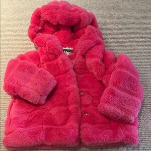 Apparis Kids Pink Faux Fur Jacket